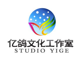 晓熹的巴黎亿鸽文化工作室logo设计