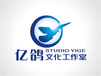 杨福的巴黎亿鸽文化工作室logo设计
