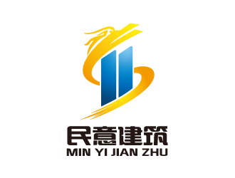 黄安悦的民意建筑logo设计