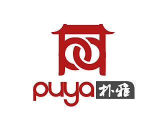 范振飞的朴雅PUYA家居logo设计logo设计