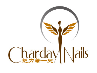 晓熹的芊朵美甲logo设计