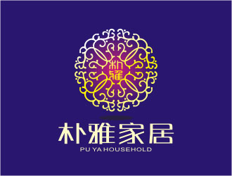 杨福的朴雅PUYA家居logo设计logo设计