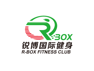 黄安悦的锐博国际健身logo设计
