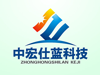 中宏仕蓝科技LOGO设计 - LOGO123