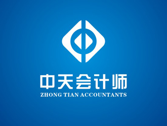 陈波的中天会计师logo设计