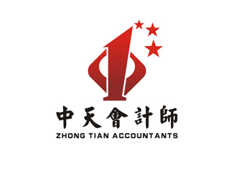 陈波的中天会计师logo设计