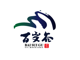 文大为的百岁谷logo设计