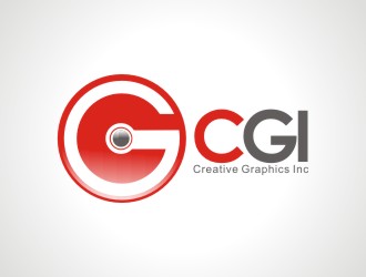 张军代的Creative Graphics Inc (CGI)logo设计