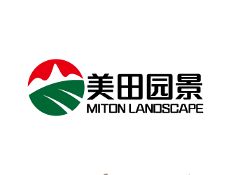 周金进的美田园景logo设计