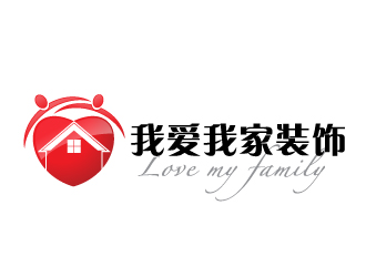 我爱我家装饰LOGO设计 - LOGO123
