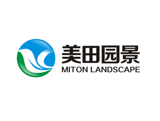 谭家强的美田园景logo设计