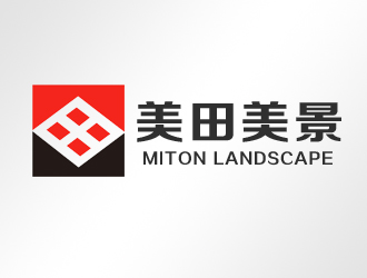 仓小天的美田园景logo设计