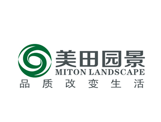 许明慧的美田园景logo设计