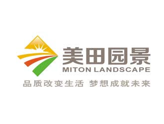 姬鹏伟的美田园景logo设计