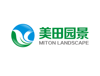 谭家强的美田园景logo设计