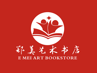 廖燕峰的鄂美艺术书店标志设计logo设计