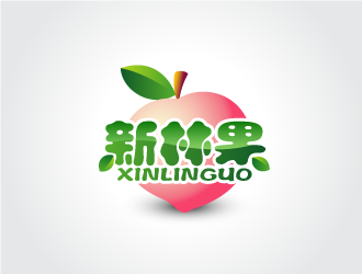 陈晓滨的新林果生态农业卡通图标logo设计