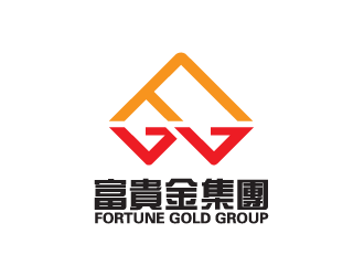 黄安悦的FGG, Fortune Gold Group 富贵金集团（繁体字中文）logo设计
