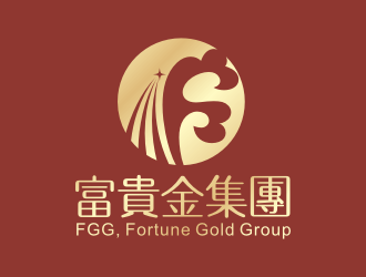 林思源的FGG, Fortune Gold Group 富贵金集团（繁体字中文）logo设计