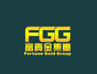许明慧的FGG, Fortune Gold Group 富贵金集团（繁体字中文）logo设计