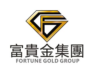 祝小林的FGG, Fortune Gold Group 富贵金集团（繁体字中文）logo设计