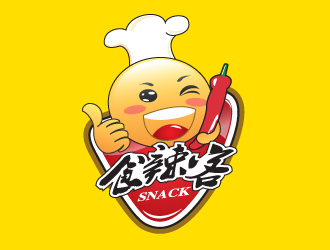 黄安悦的食辣客  （Snack）logo设计