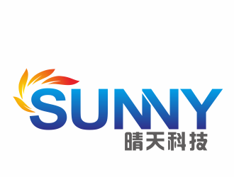 周文元的晴天科技logo设计