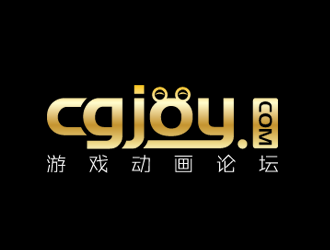 cgjoy游戏动画论坛logo设计