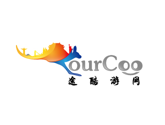 何锦江的途酷（TourCoo）旅游网logologo设计
