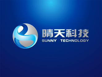 晴天科技logo设计