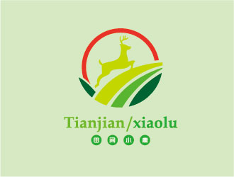 胡安乐的田间小鹿logo设计