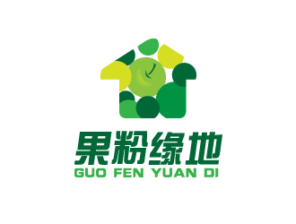 果粉缘地logo设计
