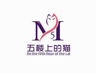 廖燕峰的五楼上的猫logo设计