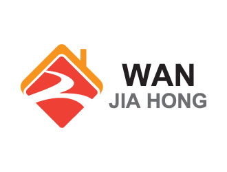 鸿万家LOGO设计 - LOGO123
