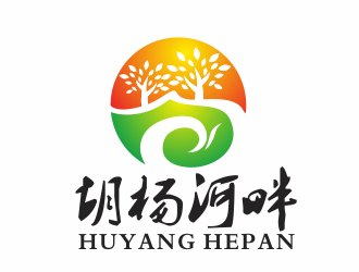 胡杨河畔LOGO设计 - LOGO123