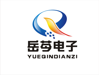 陈今朝的上海岳芩电子有限公司logo设计