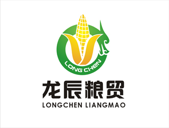 陈今朝的龙辰粮贸logo设计