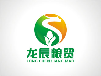 杨福的龙辰粮贸logo设计
