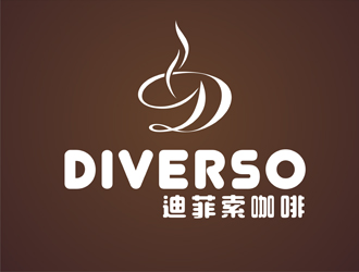 陈今朝的DIVERSO 迪菲索咖啡logo设计