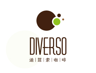 文大为的DIVERSO 迪菲索咖啡logo设计