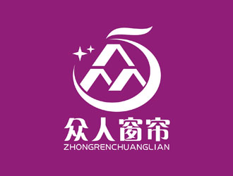 李泉辉的众人窗帘logo设计
