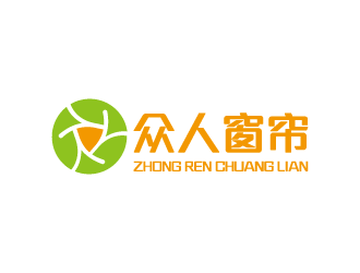 周金进的众人窗帘logo设计