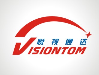 张军代的悦视通达（Visiontom）logo设计