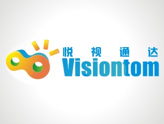 张军代的悦视通达（Visiontom）logo设计