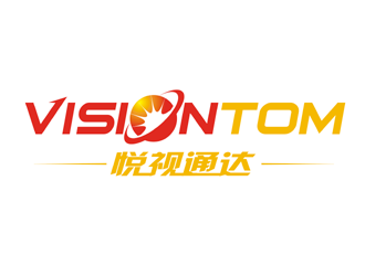 谭家强的悦视通达（Visiontom）logo设计