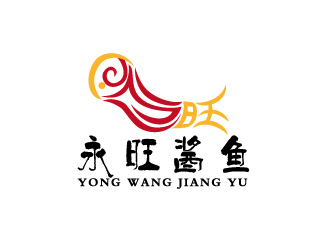 何锦江的永旺酱鱼logo设计
