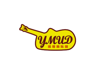 祝小林的YMUD 吉他 乐器logo设计