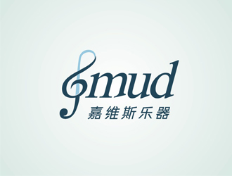 林晟广的YMUD 吉他 乐器logo设计