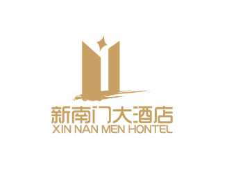何锦江的新南门大酒店logo设计