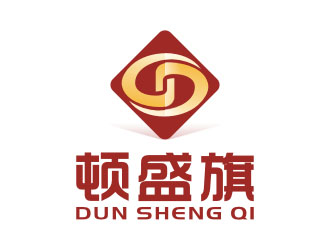 杨福的顿盛旗纺织服装有限公司logo设计